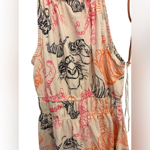 Zara Disney Multicolor Floral Midi Dress - Picture 3 of 4